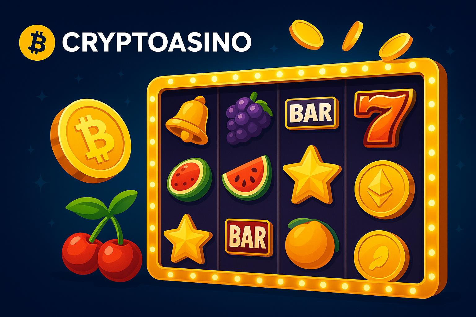 Explore o mundo das slot machines no CRYPTOASINO Casino